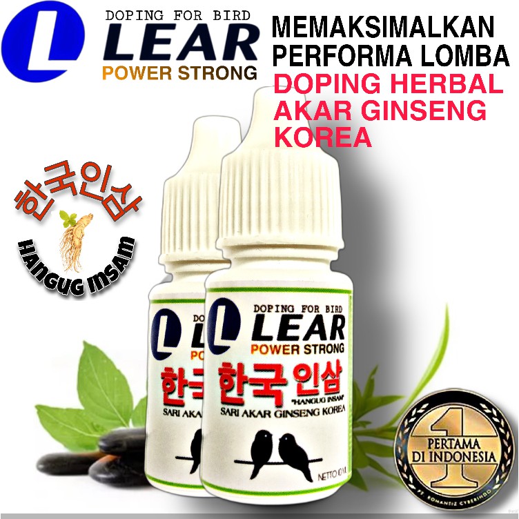 SERUM PELENGKING KICAU EMAS BURUNG JUARA LEAR DOPING HERBAL AKAR GINSENG KOREA