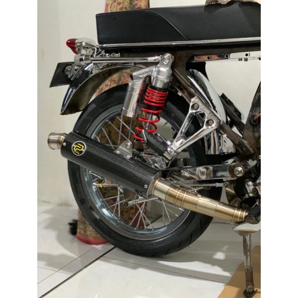 Kenalpot Knalpot PEKAJAMAN SLINCER CARBON CB GL MP Tiger Pekajaman Original knalpot Pekajaman muffle