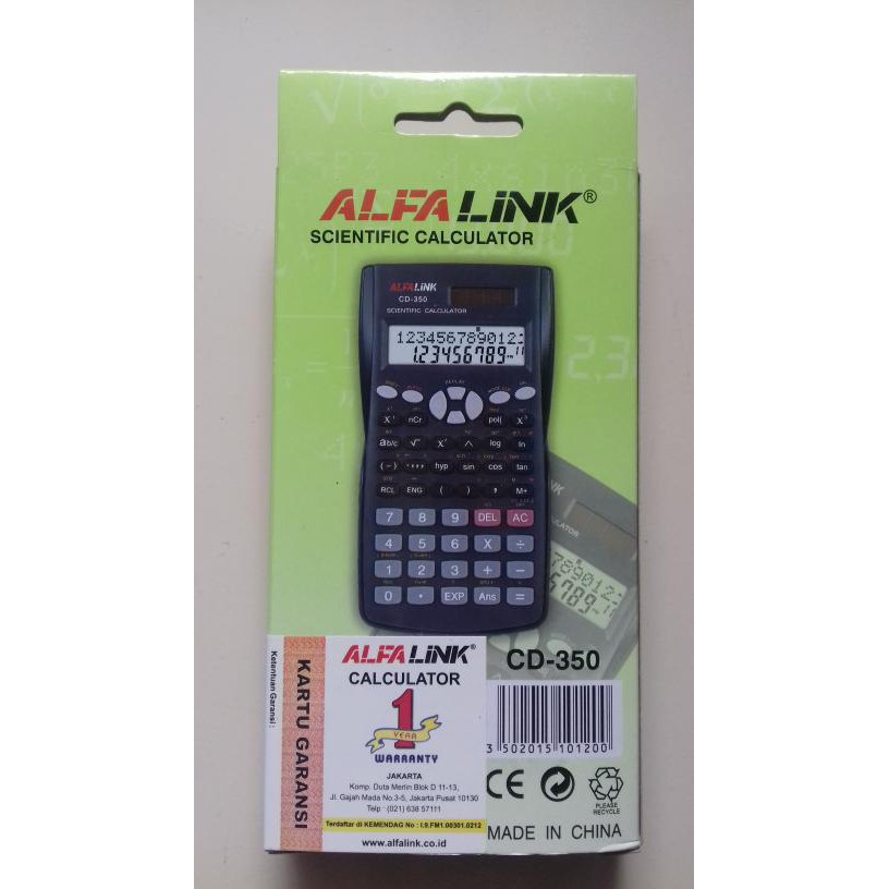 Kalkulator Alfalink CD 350
