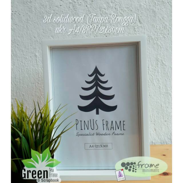 Frame Foto Kayu A4 8rp 20x30 Bingkai Pigura Foto Frame Minimalis Solidwood Shopee Indonesia