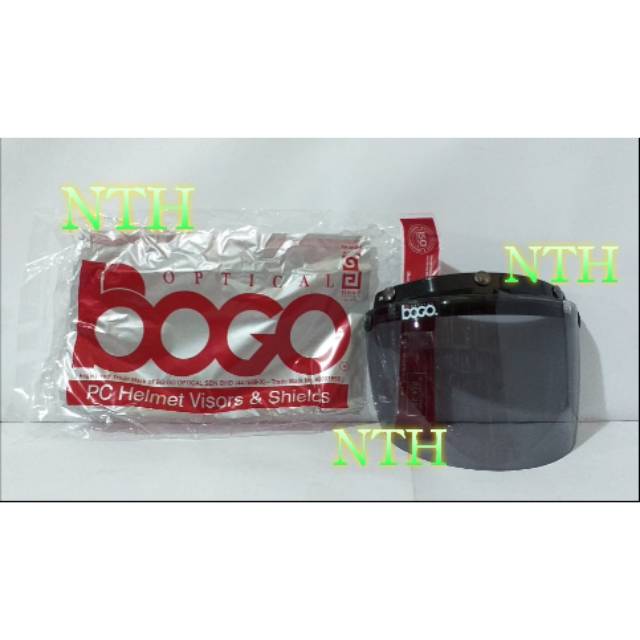 Kaca Bogo 05  Warna Smoke Original untuk helm retro