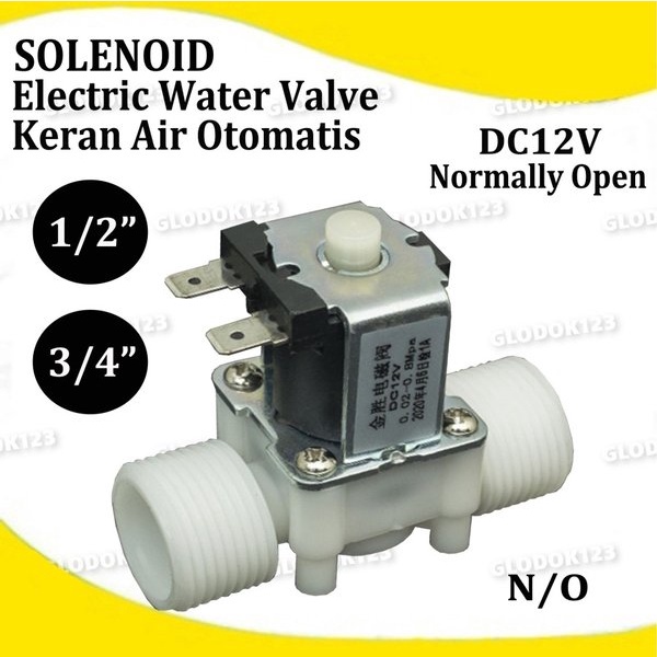 Electric Water Selenoid Valve Control Switch Air 1/2 3/4 DC 12V NC NO