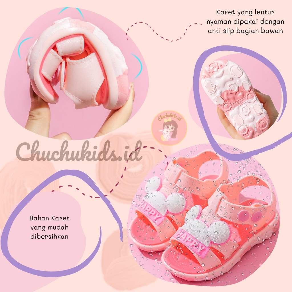 Sepatu Sandal Jelly Anak Mickey import Sandal bayi sandal anak karet lucu