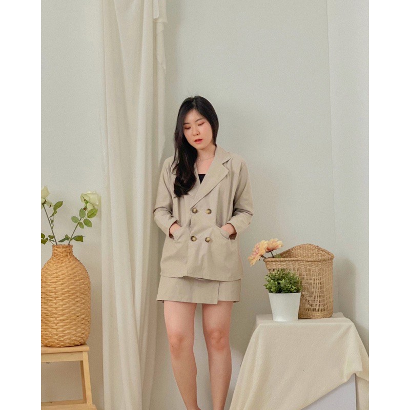 Utada Blazer Set with Skort