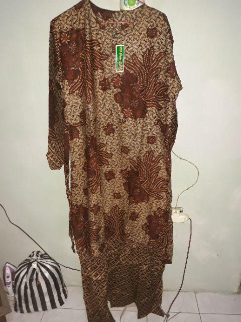 Maura Couple - Sania Ruffle Batik Couple Ori Ndoro Jowi Garansi Termurah Shopee - Batik Modern Solo