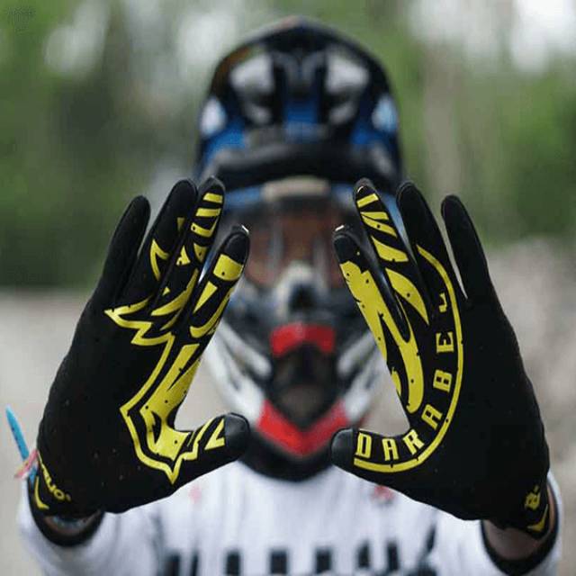 SARUNG TANGAN AVELIO DARABEL Yellow full finger - Gloves gowes MTB - Sarung tangan sepeda Downhill