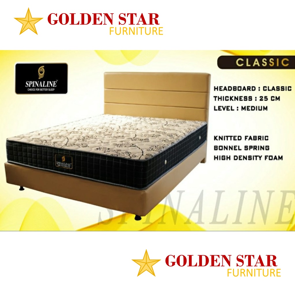 Kasur / SET Spinaline Classic Spring bed 160x200 180x200 160/180