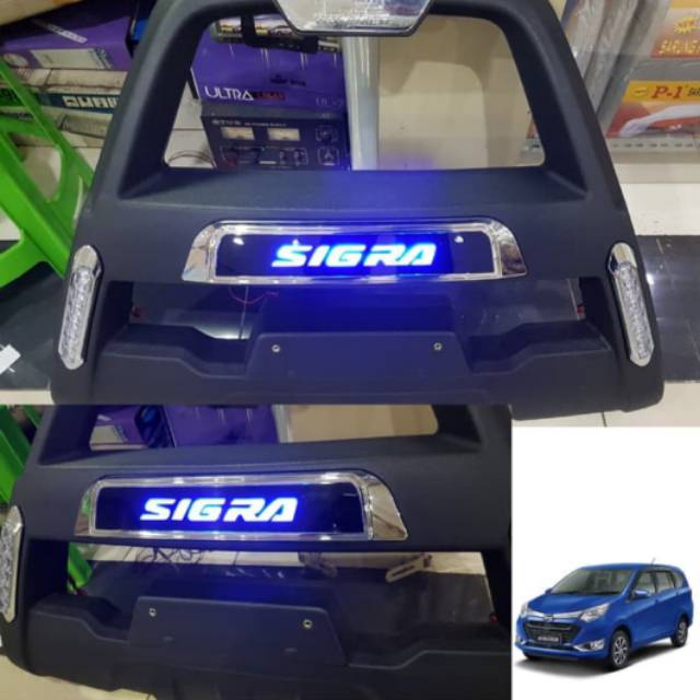 Tanduk Depan Bumper/Variasi Tanduk Depan Mobil Daihatsu Sigra