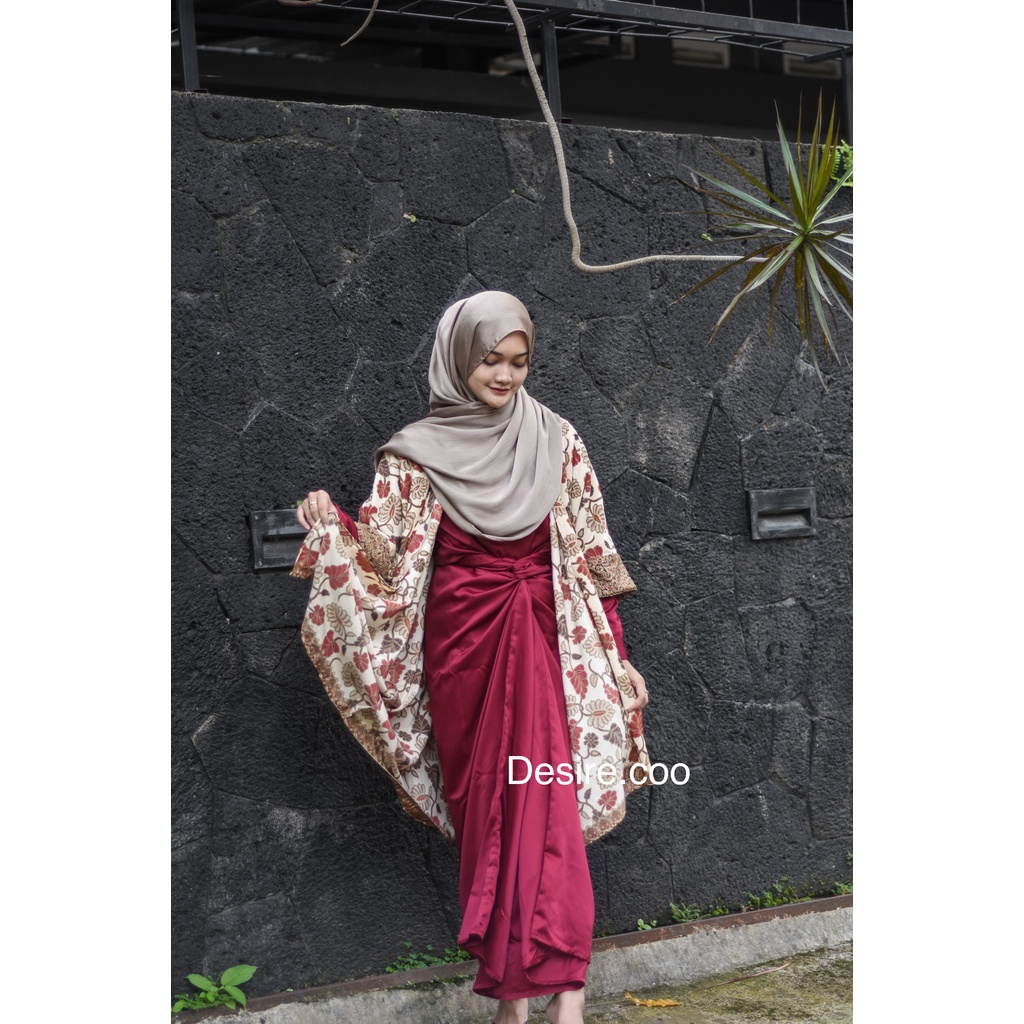 Alazka Dress Desire.coo | Dress ikat | Gamis | Outer