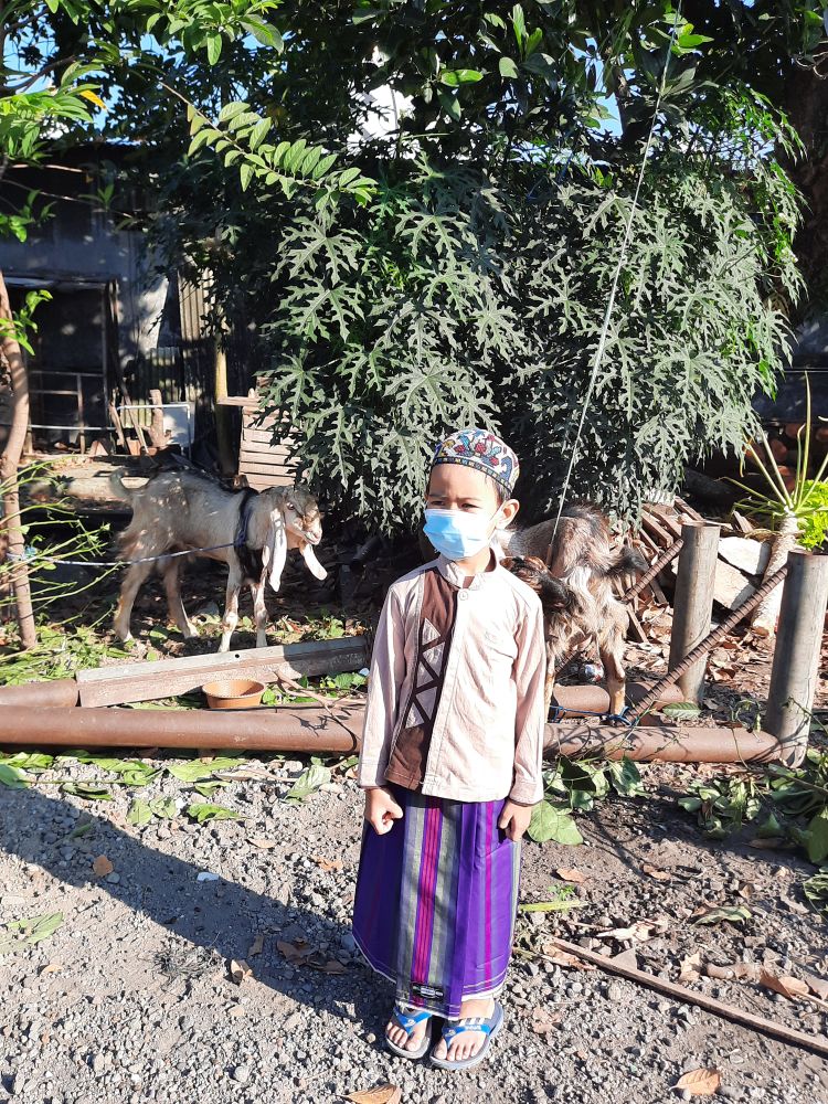 Sarung Celana Anak Motif Batik Kembang