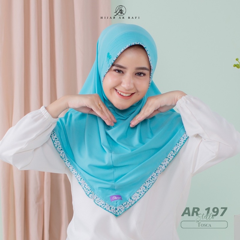TERLARIS ✔️ Hijab arrafi AR 197 hijab instan  || INAYAHHIJAB-Tosca
