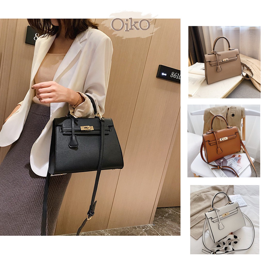 TAS SELEMPANG WANITA OIKO HELEINA MEDIUM HAND BAG