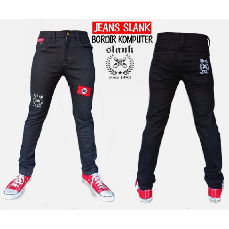 celana slank jeans panjang