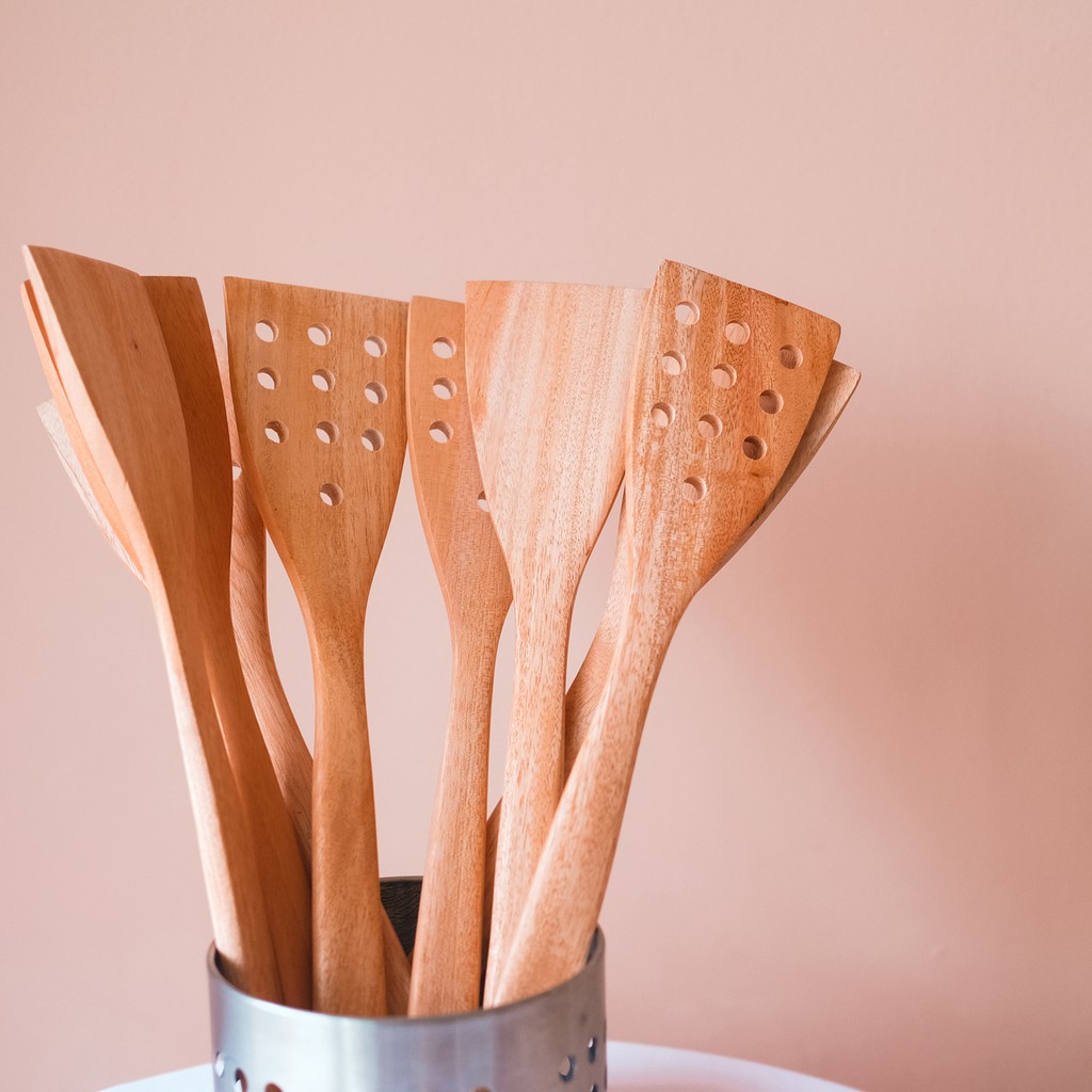 Spatula - Sutil Kayu - Peralatan Masak