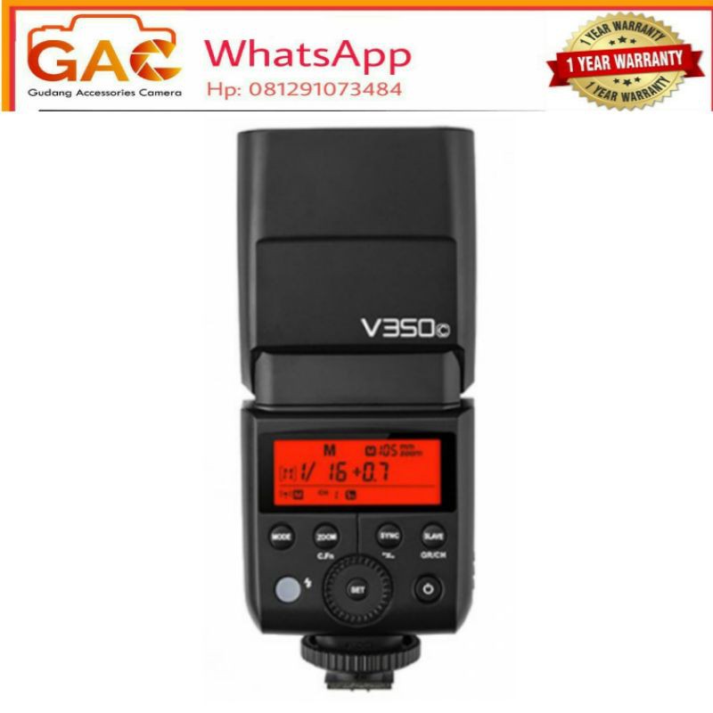 flash GODOX V350 Canon V-350c batrey lithium