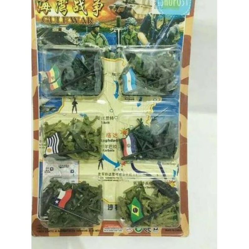 mainan orang orangan tentara isi60pcs