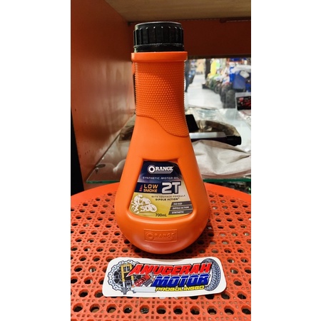Oil Orange 2T 2tak Oli Samping 0.7L Low Smoke