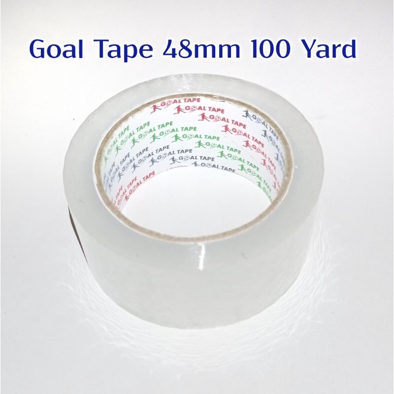 Solatip Bening 45 mm 100 Yard Transparan 2 Inch - Solatip Solasi Lakban GOAL Tape