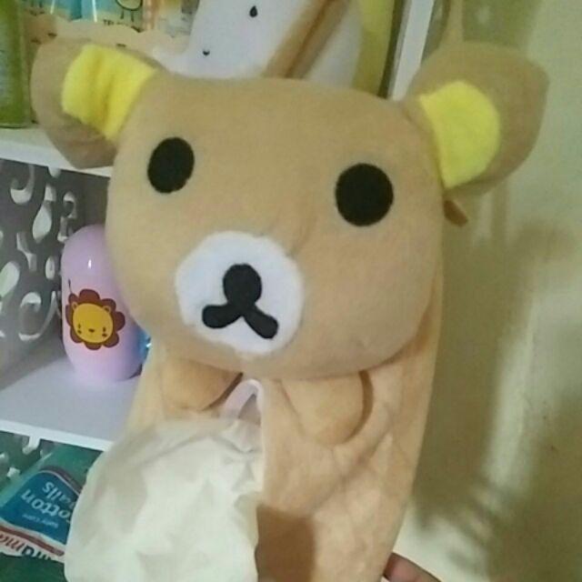 Tempat Tisu Gantung Karakter Lucu Rilakuma / Panda / Elephant / Melodi