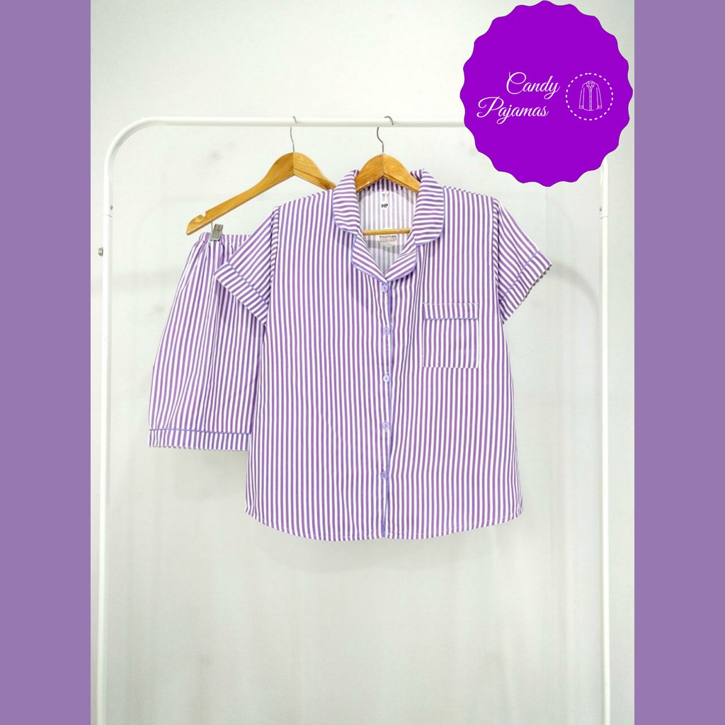 Baju Tidur Lengan Pendek Jumbo