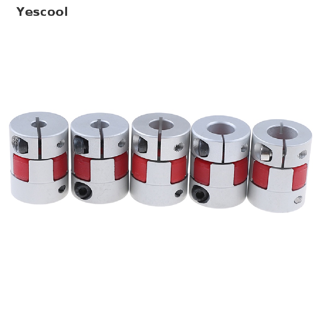 Yescool coupler motor stepper D20L25 flexible 5-10mm Bahan CNC