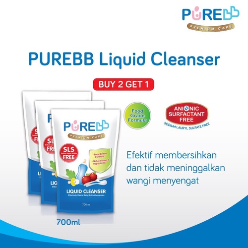 Purebb Liquid Cleanser Combo 700ml Buy 2 Get 1 Free