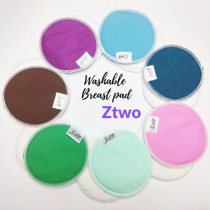 Breastpad Ztwo 2 Pcs ( 1 pasang ) Breast Pad kain cuci ulang penyerap ASI berlebih