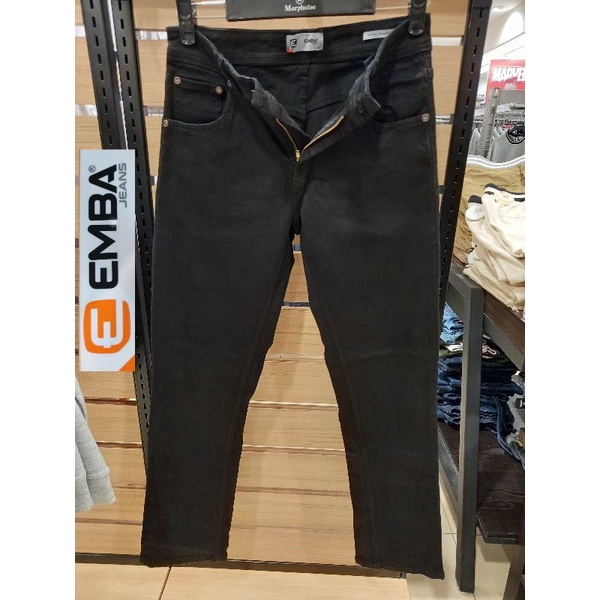 Celana hitam emba reguler original
