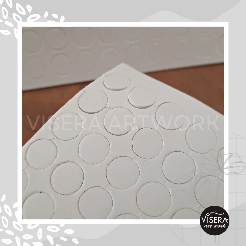 

Circle Foam Double Tape Double Tape Foam Bentuk Lingkaran Diameter 1cm