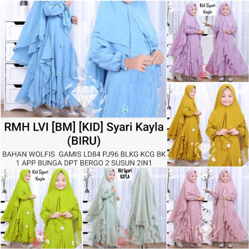 Set Gamis Syari Kayla