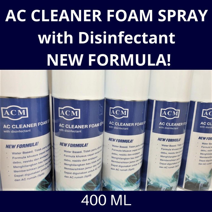 Evaporator Foam Spray Cleaner AC Mobil Pembersih Evap AC Rumah Split Busa ACM Desinfektan