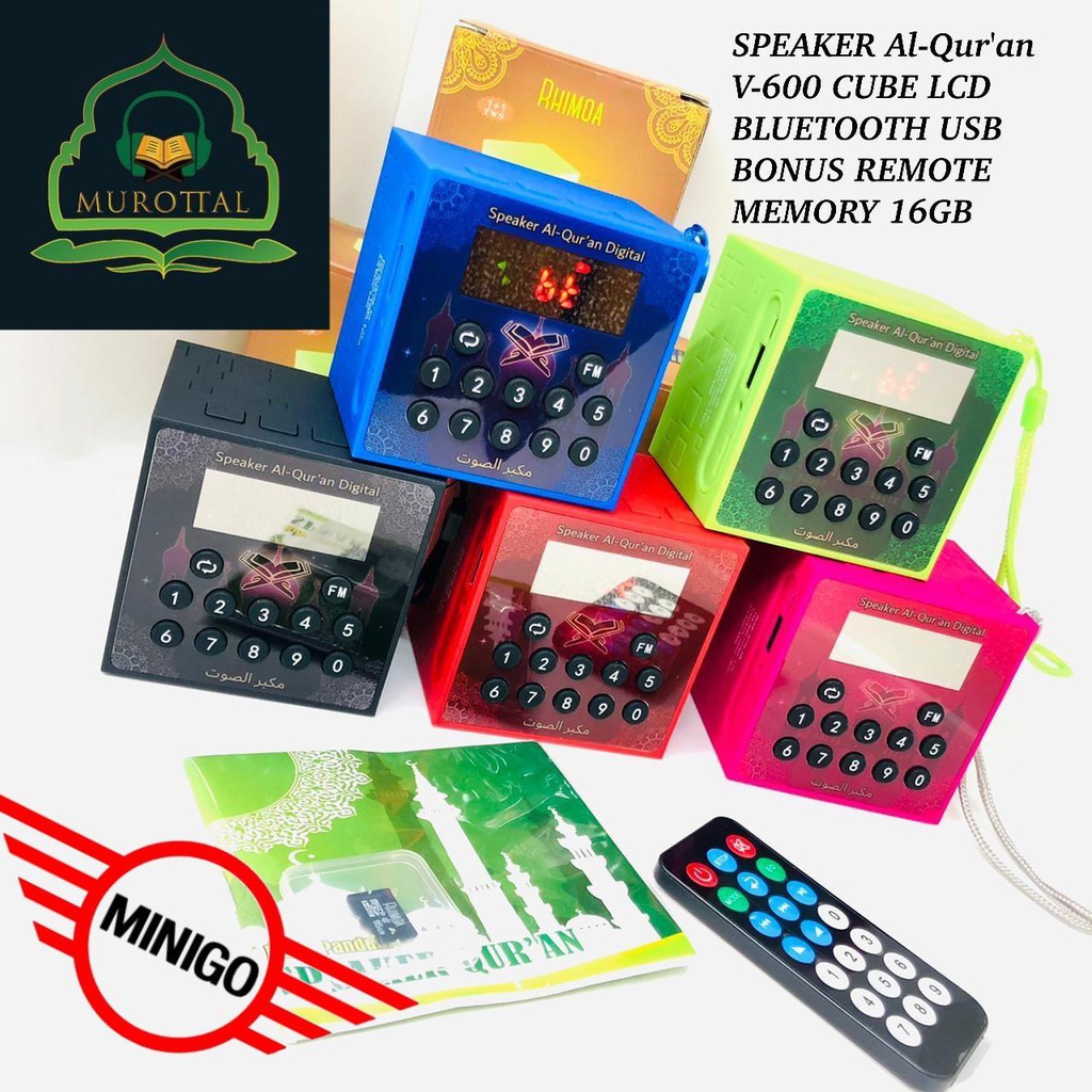 SPEAKER ALQURAN MUROTTAL AL QURAN FREE MEMORY 16 GB Speaker Alqur'an isi ayat2 alqur'an 30 juz