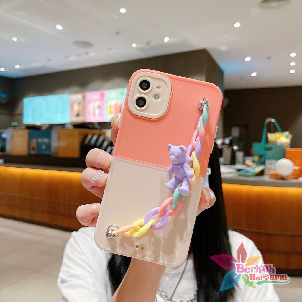 CASE FYP RANTAI BONEKA MACARON PROCAMERA XIAOMI REDMI 5A 6A 8 8A PRO 9 9A 9C 10A POCO C3 9T 10 10C BB7101