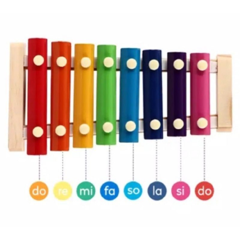 Colorful Xylophone - Children Music Musical Toy - Mainan Main Musik Kolintang