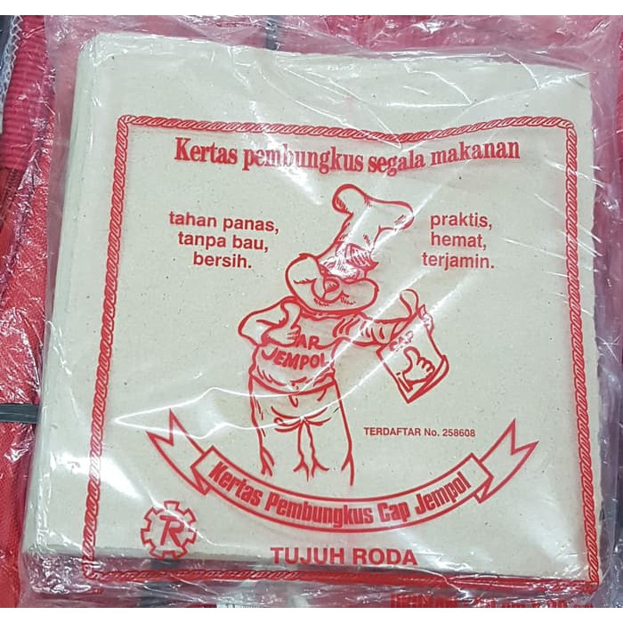 

Dijual Kertas Bungkus Nasi Kotak 20x20 cm 250 lembar Diskon