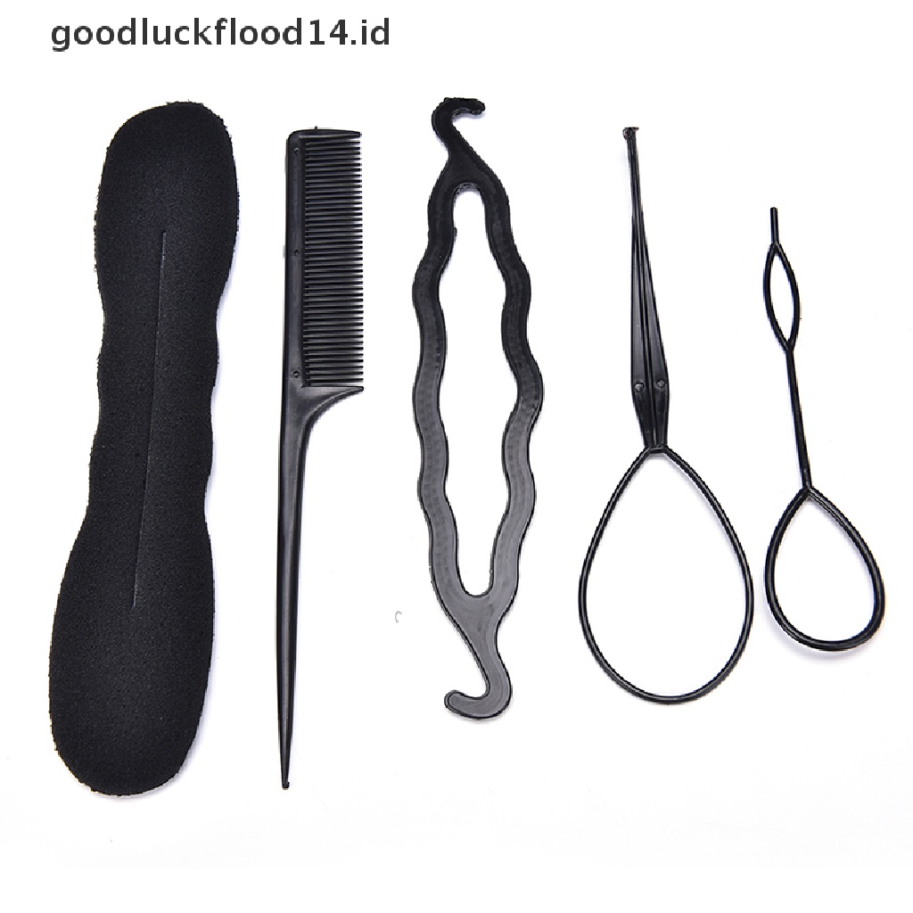 [OOID] 1 Set Hair Styling Accessories Tools Kit Hair Makeup Tool Kits Hair Braid Tool ID