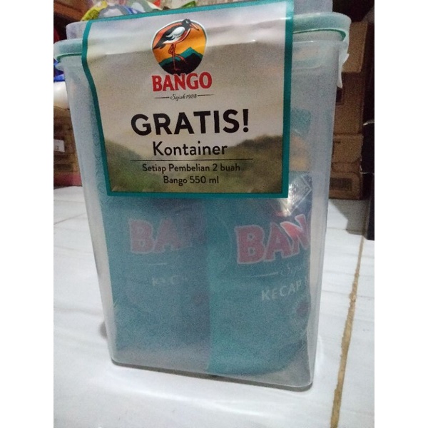 Kecap Bango Murah 2 X 550ml Gratis Kontainer | Kecap Murah Meriah | Kecap Bango Manis
