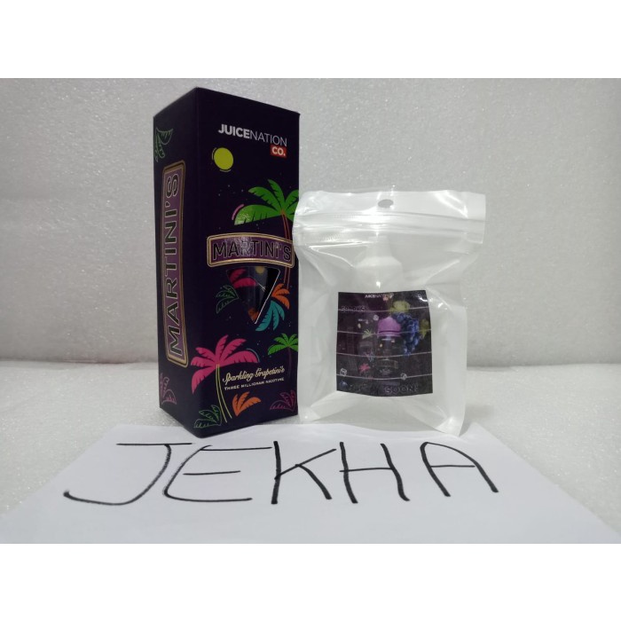 ecer eceran ketengan JUICENATION MARTINI'S GRAPETINI'S 3MG liquid vape