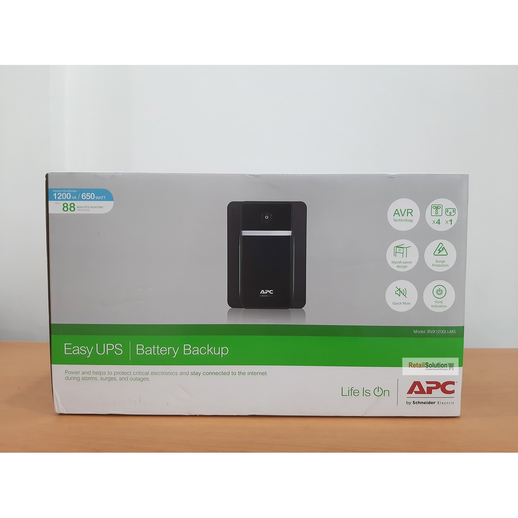 UPS Stabilizer AVR 650W - APC BVX1200LIMS BVX1200LI-MS BVX1200 LIMS 1200VA