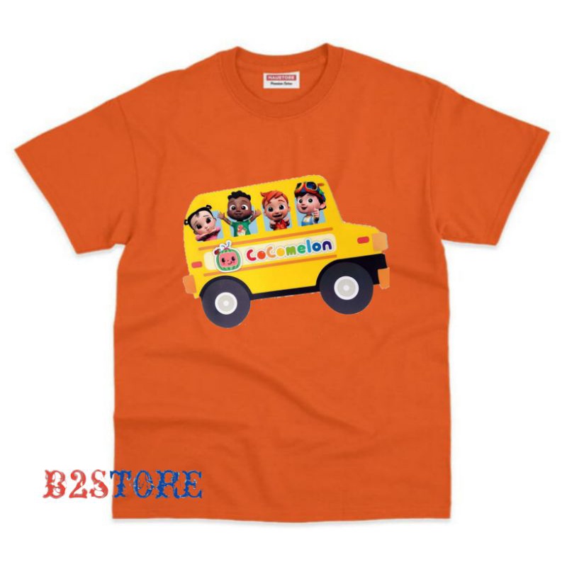BAJU KAOS ANAK COCOMELON TERBARU BAHAN PREMIUM FREE NAME