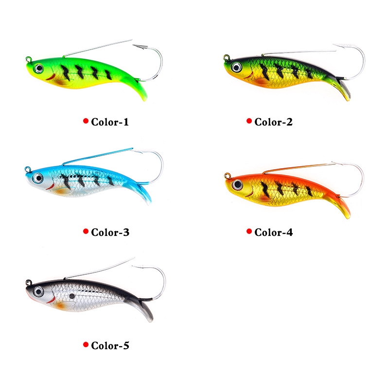 8.5cm/21.2g Umpan Mancing Umpan Pancing Umpan Pancing Buatan Alat Pancing Murah Heavy Sinking Minnow Alat Pancing CrankBait CrankSet relix nusantara Minnow Lure Umpan Ikan