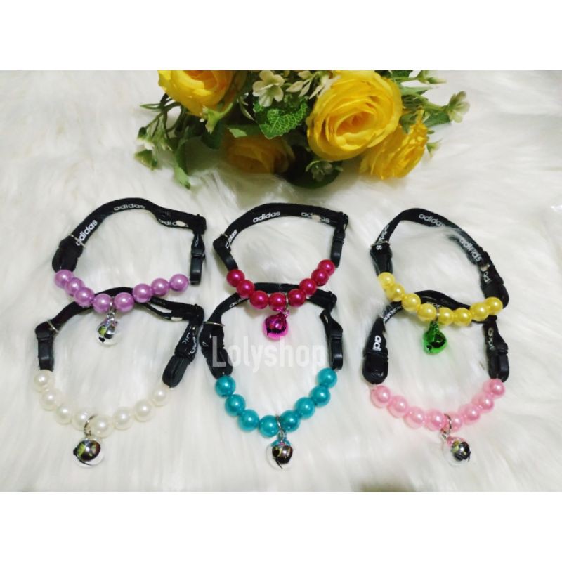 kalung kucing mutiara cantik