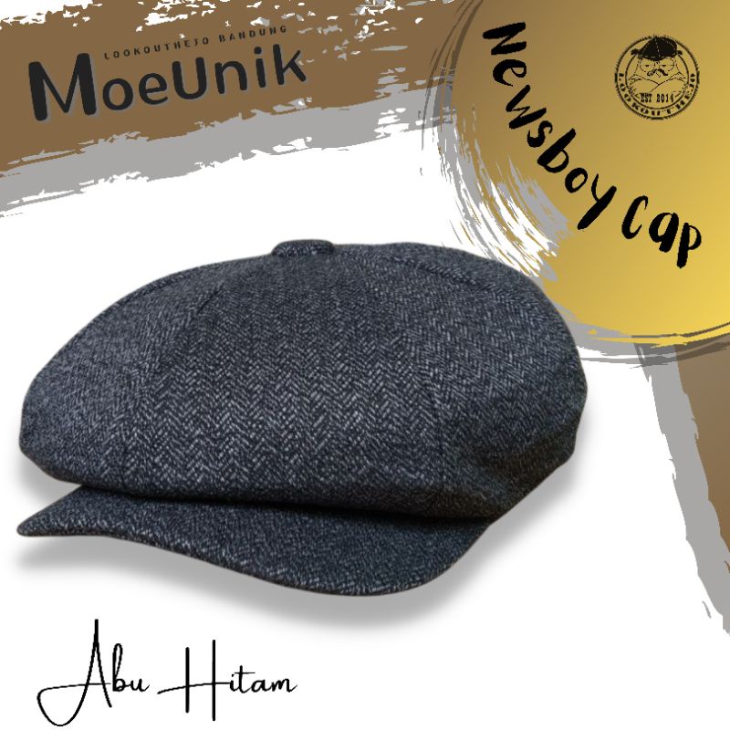 topi sutradara photografer pelukis seniman aktor newsboy