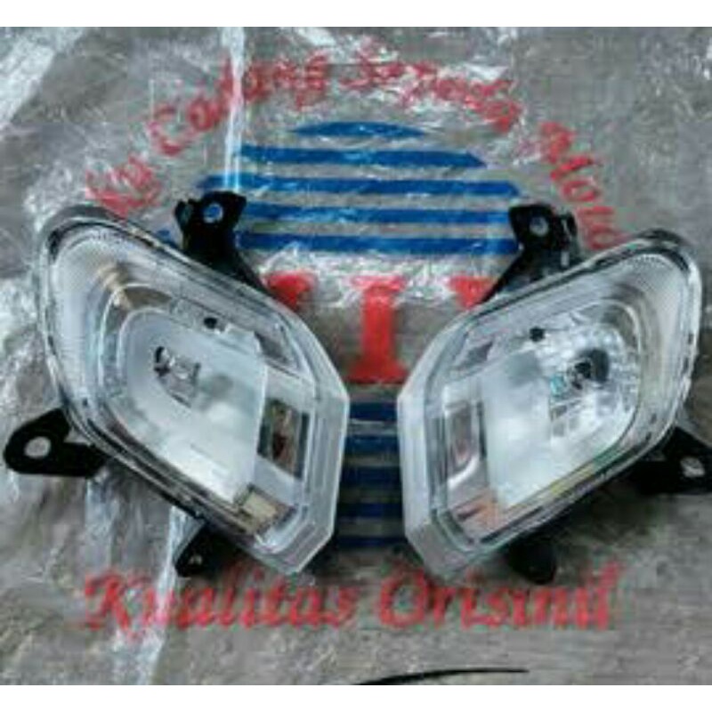 LAMPU SEIN SEN DEPAN KIRI KANAN SCOOPY FI ESP DONAT RING 12 LED 2017 2018 2019