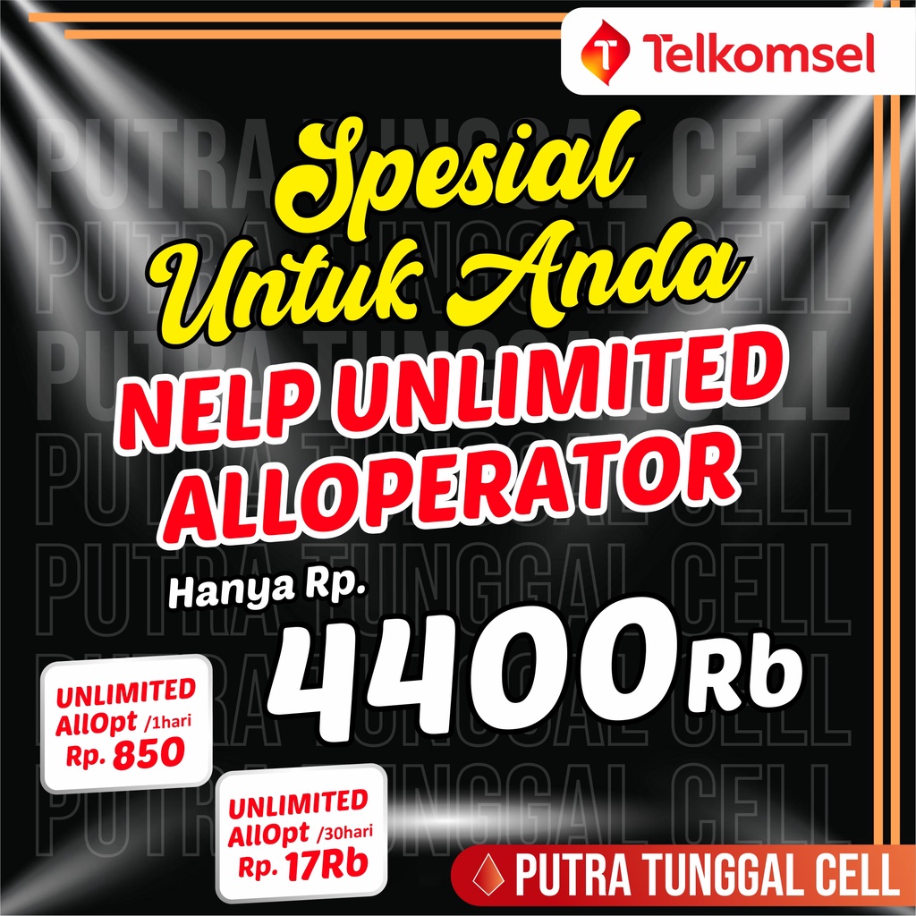 (SPESIAL) Paket Nelpon Murah Telkomsel ALL OPERATOR 17RIBU 1BULAN