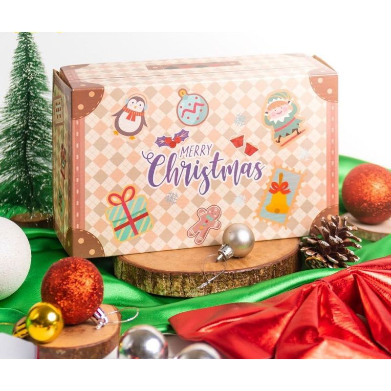 

Dus parcel Natal / Box kue kering Natal / kotak Natal