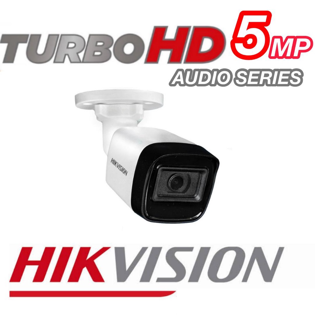 PAKET CCTV HIKVISION AUDIO SERIES 5MP 16 CHANNEL 10 CAMERA TURBO HD