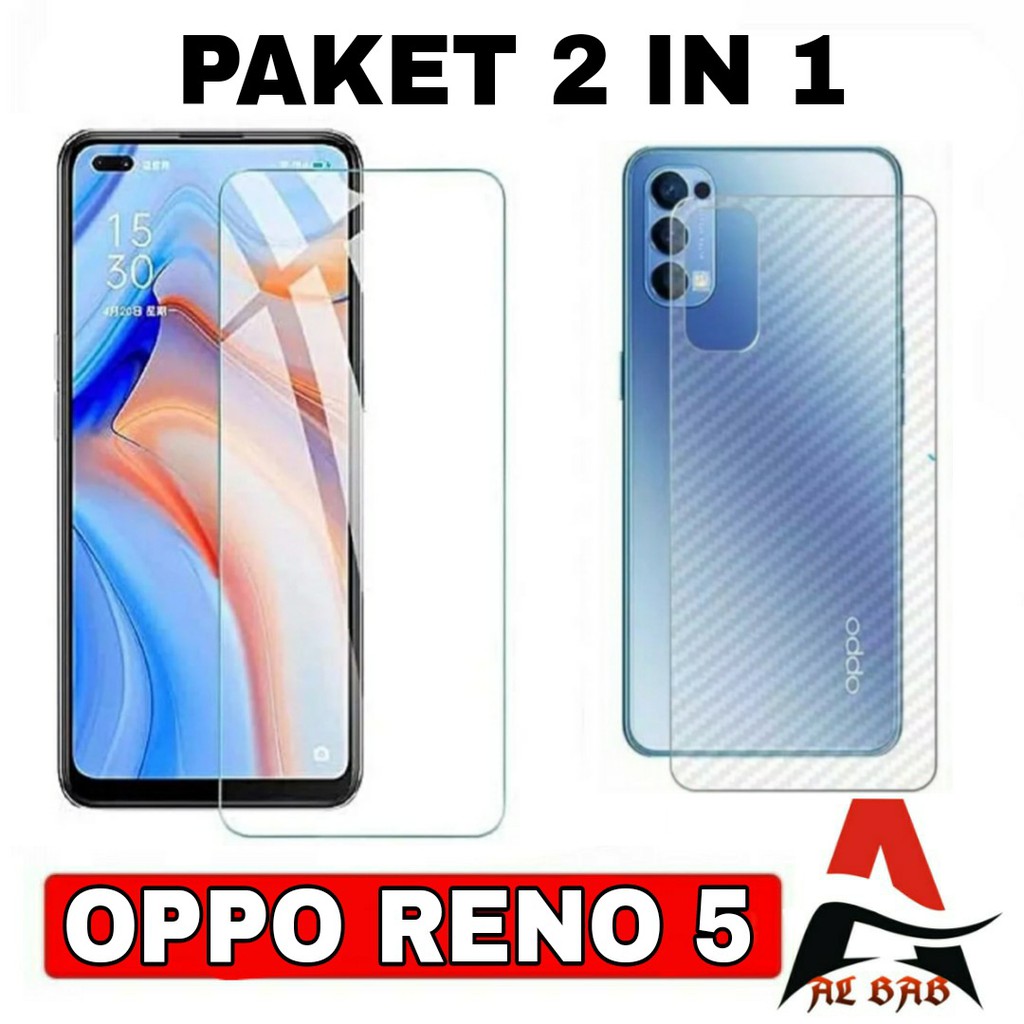 Tempered Glass OPPO RENO 5 Screen Protection Bonus Garskin RENO 5