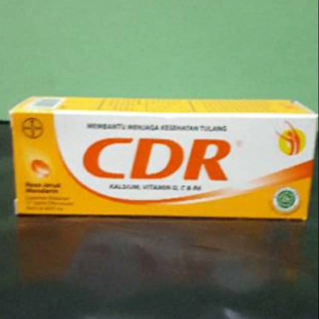 Suplemen kalsium CDR D Redoxon isi 10 tablet