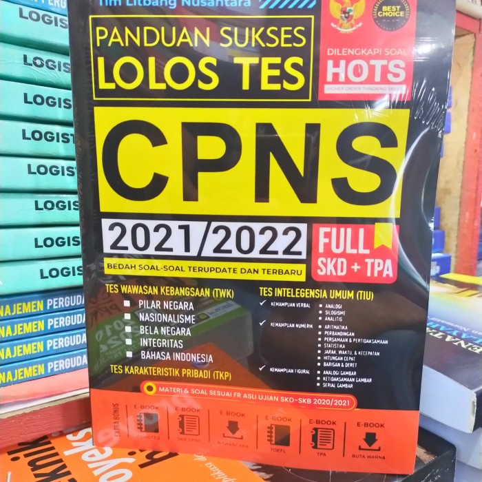 

PROMO Buku Panduan Sukses Lolos Tes CPNS 2021/2022 KPL100